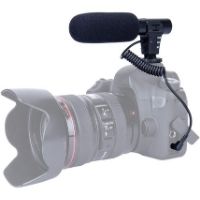Micrófono de cañón. Se utiliza principalmente en grabaciones de cine y televisión. Permite conseguir un sonido profesional sin que el micrófono aparezca en escena. Para grabar en interiores y exteriores.