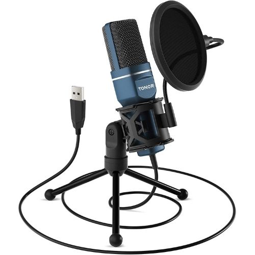 Micrófono de estudio profesional más vendido. De la marca tonor. Ofrece una calidad de audio excepcional a un precio considerablemente atractivo.